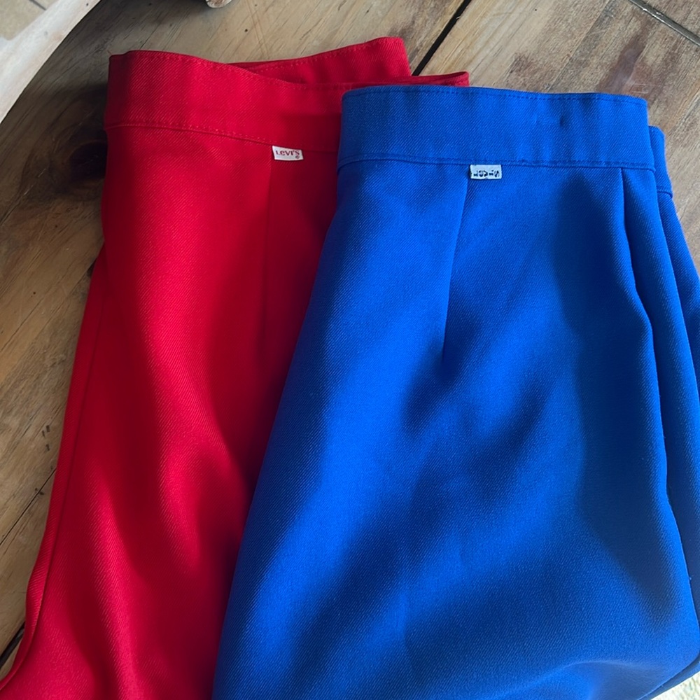 Vintage Levi polyester pants reads size 16